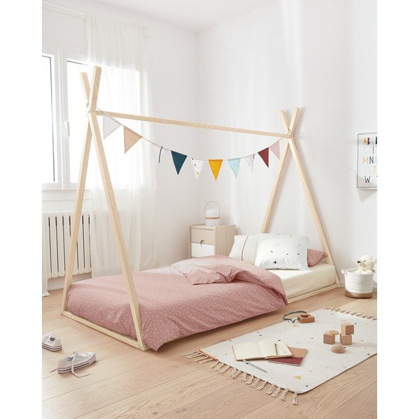 Valge orgaaniline puuvillane padjakate , 45 x 45 cm Nahilin - Kave Home-image-3