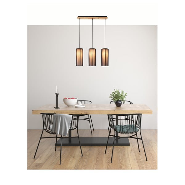 Rippvalgusti tekstiilist varjuga Kioto - Candellux Lighting-image-1