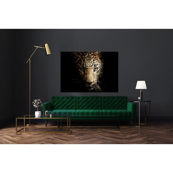 Klaasist maal 100x70 cm Leopard - Styler-image-2
