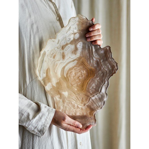 Klaasist dekoratiivne kauss 29x38 cm Aiku - Bloomingville-image-1