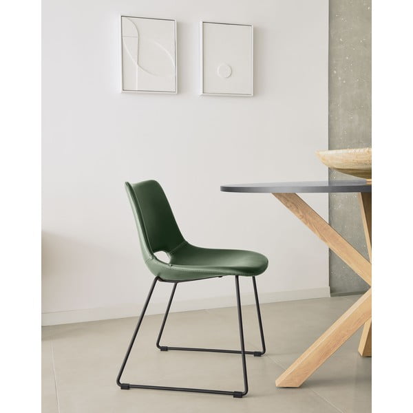 Roheline söögitool Zahara - Kave Home-image-1