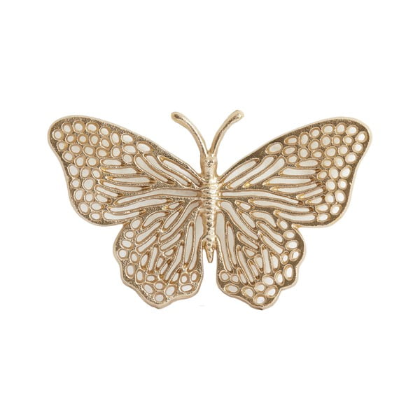 Metallist seinakaunistus 26x16 cm Butterfly - Light & Living