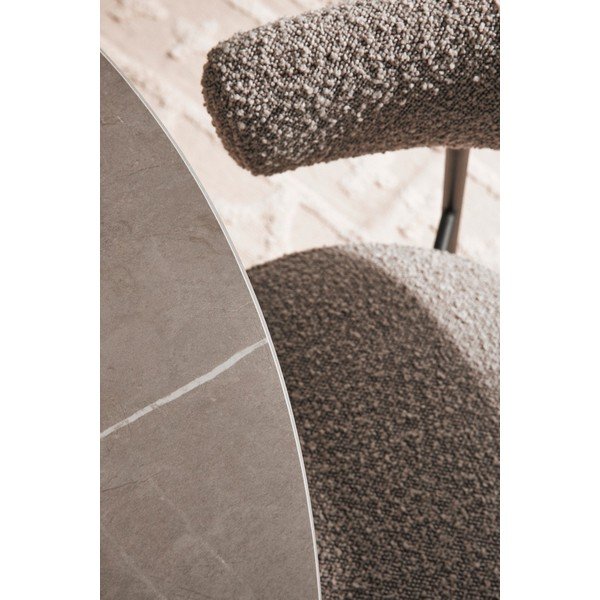 Ümmargune söögilaud marmorist pealispinnaga ø 120 cm Bamira - Yes Everyday-image-4