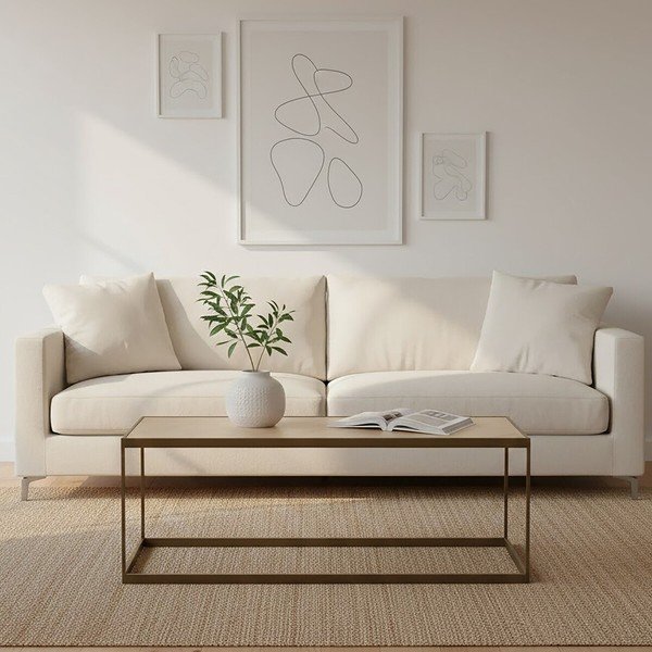 Pruun/naturaalne kohvilaud tammeplaadiga 40x120 cm Grenoble - Premier Housewares-image-1