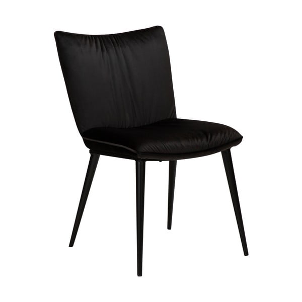 Černá jídelní židle se sametovým povrchem DAN-FORM Denmark Join