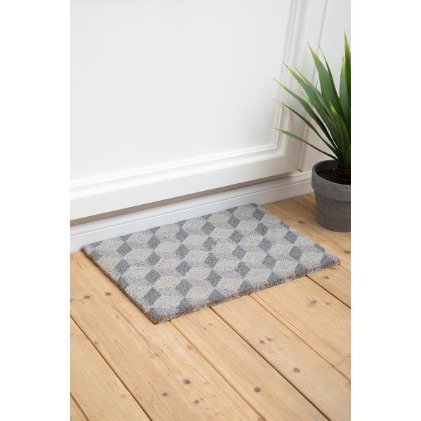 Kookoskiududest matt 40x60 cm Grey Cube - Premier Housewares-image-1