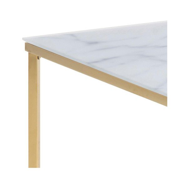 Valge kohvilaud 80x80 cm Alisma - Actona-image-3