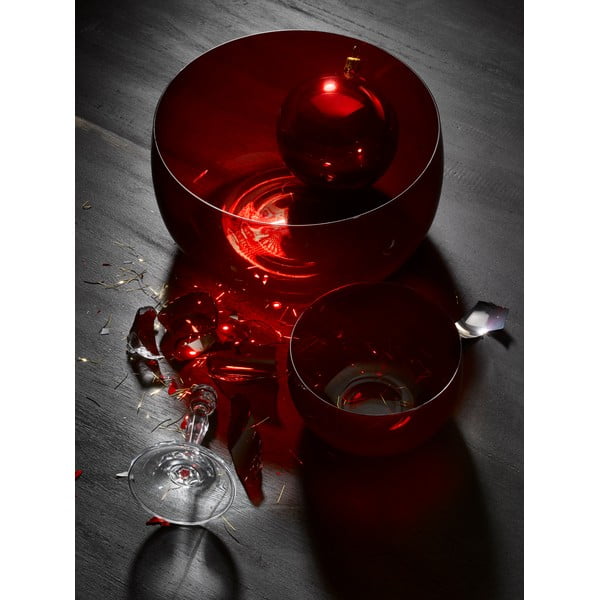 Komplekt 6 punast klaasist kaussi, ø 12,2 cm Extravagance - Crystalex