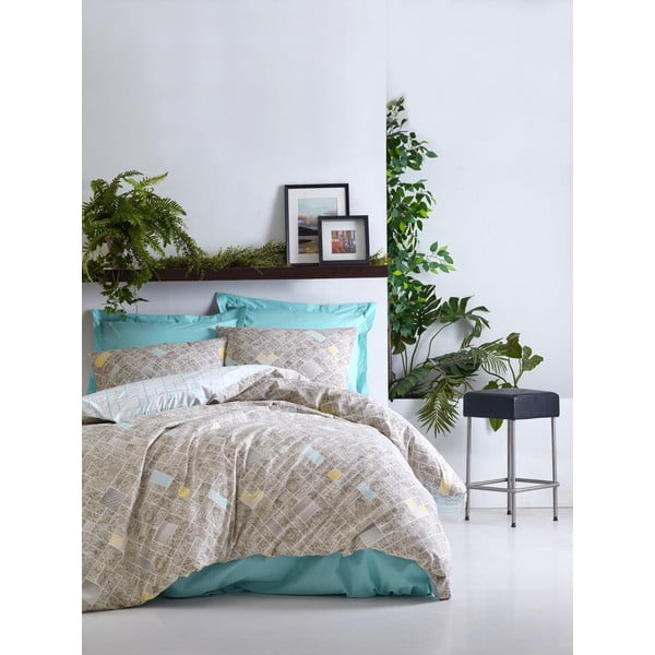 Puuvillane voodipesu koos linaga Cotton Box , 200 x 220 cm Dotted - Mijolnir
