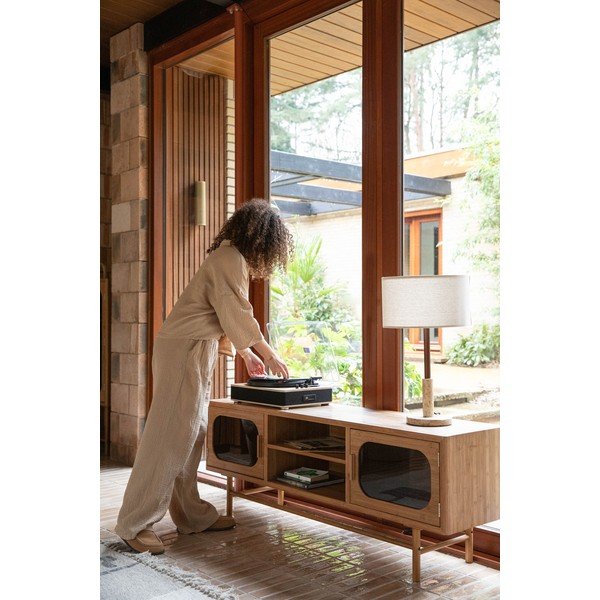 Bambusest TV-alus 150x55x40 cm Caroun - Dutchbone-image-4