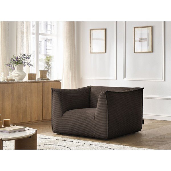 Pruun velvetist tool Giorgia - Bobochic Paris-image-1