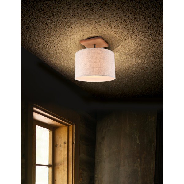 Helehall laevalgusti tekstiilist varjuga Elmau - Trio-image-1