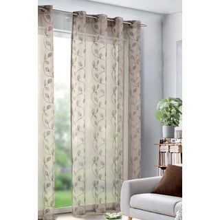 Pruun voile kardin 135x245 cm - Sehlbach