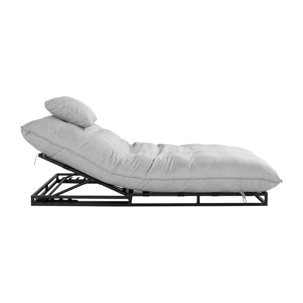 Helehall metallist polsterdatud aia lamamistool Emma - Hartman-image-3