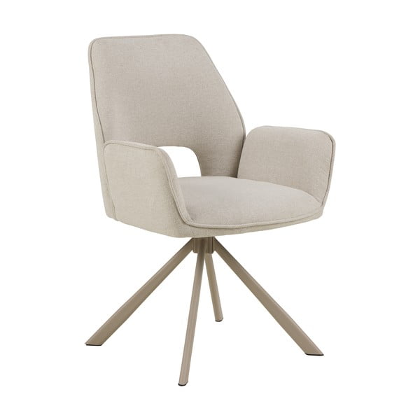 Beež käetugedega söögitool Graham - Actona