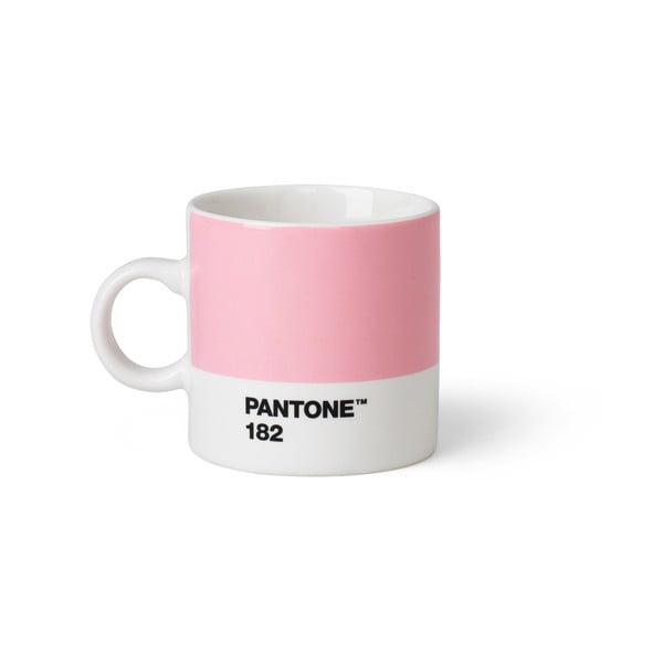 Heleroosa keraamiline espressokruus 120 ml Espresso Light Pink 182 - Pantone
