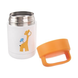 Oranž-valge laste termos 480 ml Žirafa - Orion