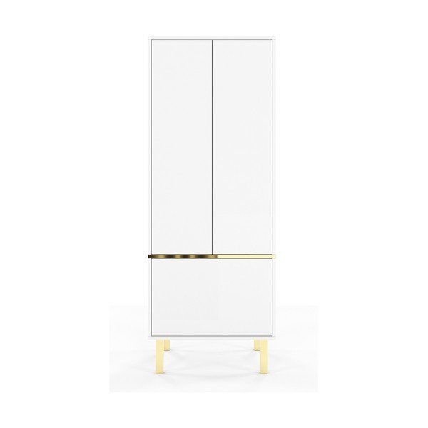Valge riidekapp 70x185 cm Magica - Skandica