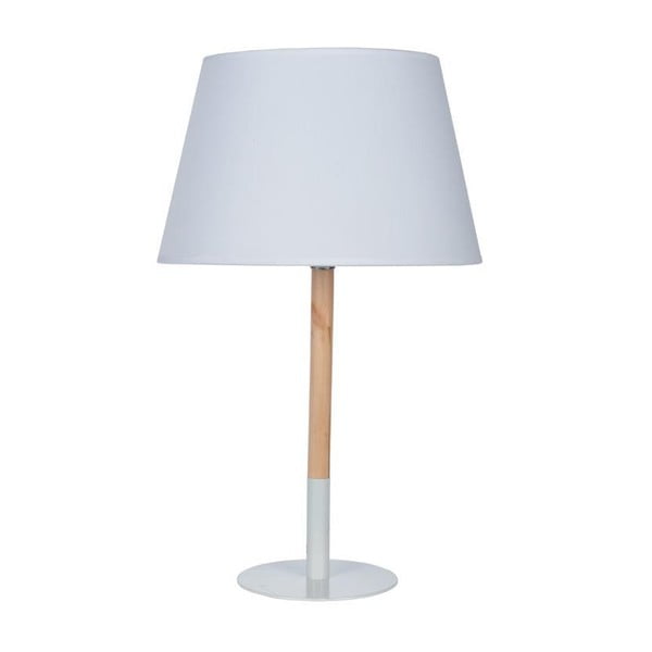 Minimalistická stolní lampa White Industrial