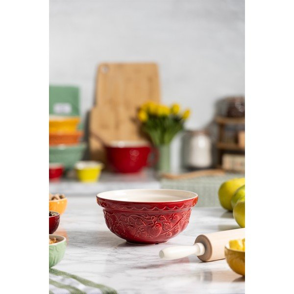 Punane savikauss ø 21 cm Fruits Strawberry - Mason Cash-image-1