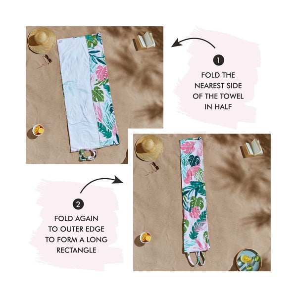 Rannarätik 150x75 cm Tropical Palm - Catherine Lansfield-image-2