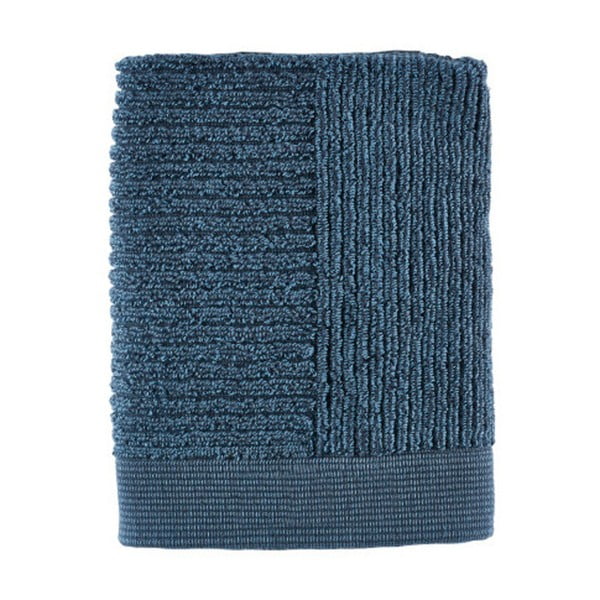 Tmavě modrý ručník Zone Simple, 50 x 70 cm