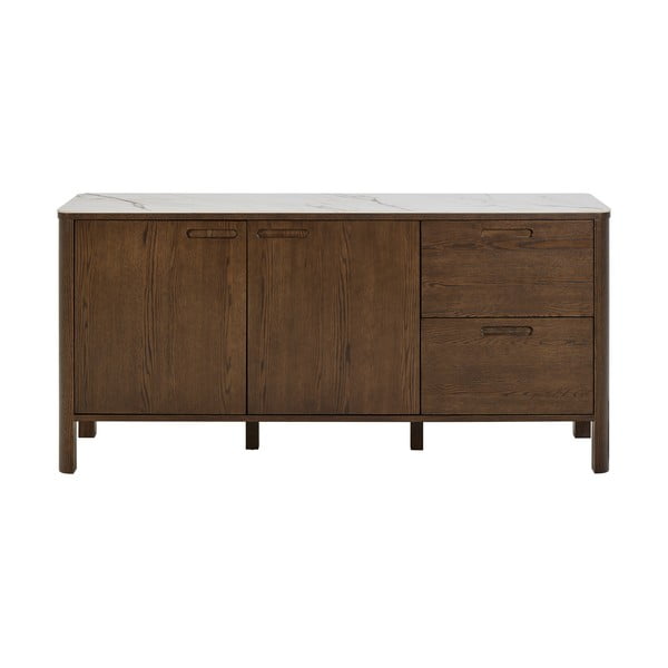 Pruun tammespoonist kummut 160x75x40 cm Southampton - Actona