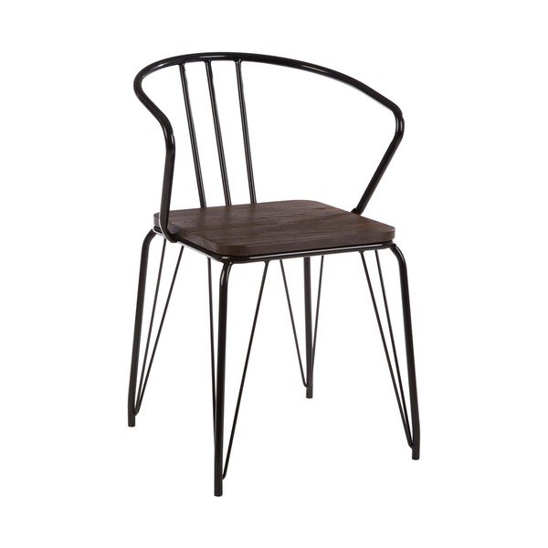 Must/naturaalne jalakaspuidust söögitool District - Premier Housewares