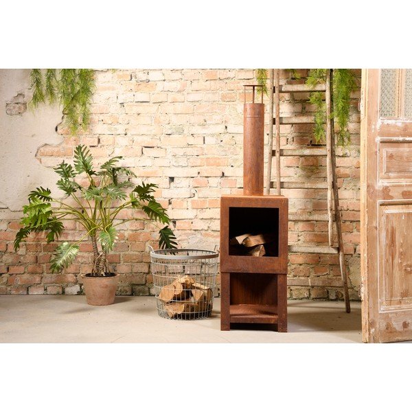 Ruudukujuline terrasskamin - Esschert Design-image-2