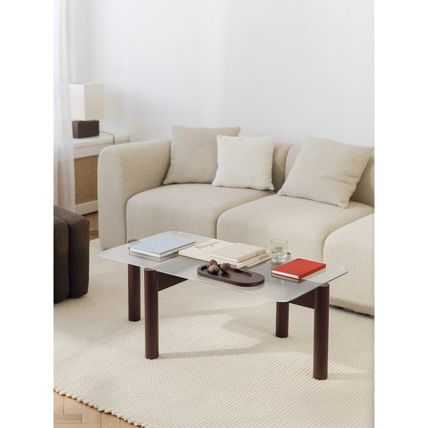 Veinikohvilaud klaasist pealispinnaga 55x105 cm Kob - noo.ma-image-1