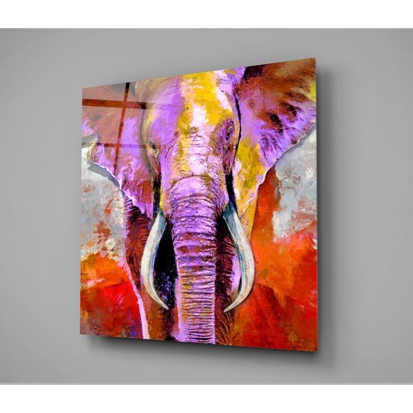 Klaasimaal, 40 x 40 cm Revenge of the Elephant - Insigne-image-3