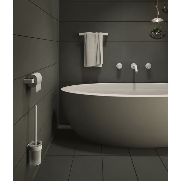 Valge seinale kinnitatav klaasist tualetthari Gedy Pirenei - Sapho-image-1