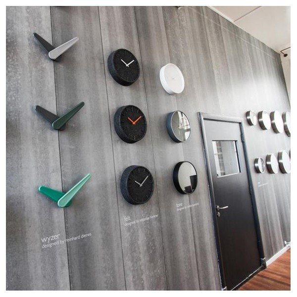 Nástěnné hodiny Grey Felt, 35 cm-image-1