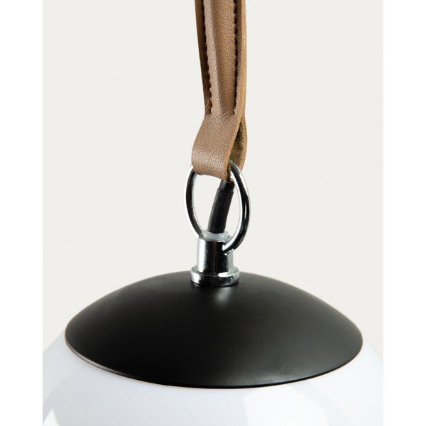 Must metallist laualamp plastvarjuga (kõrgus 60 cm) Monteiro - Kave Home-image-4