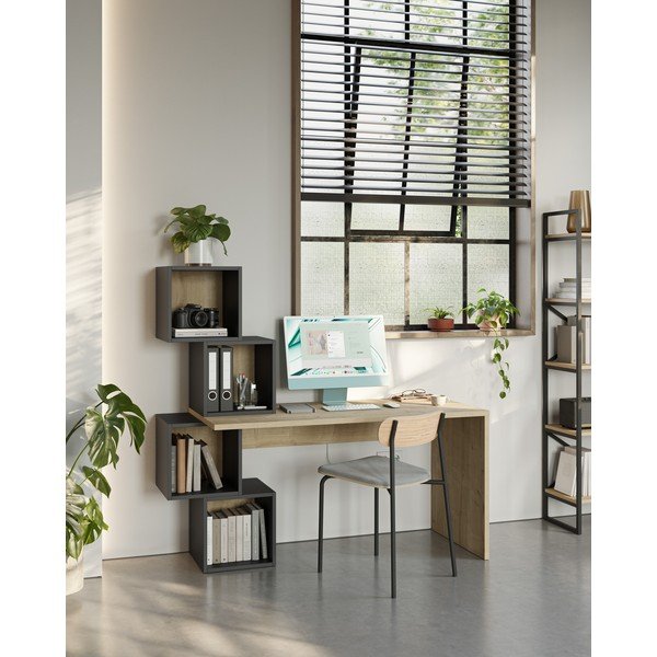 Tammedekooriga töölaud 60x154 cm Cubik - Marckeric-image-1