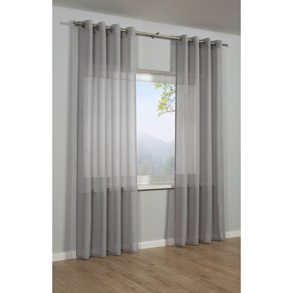 Hall kardin 140x245 cm Len Uni - Sehlbach-image-1