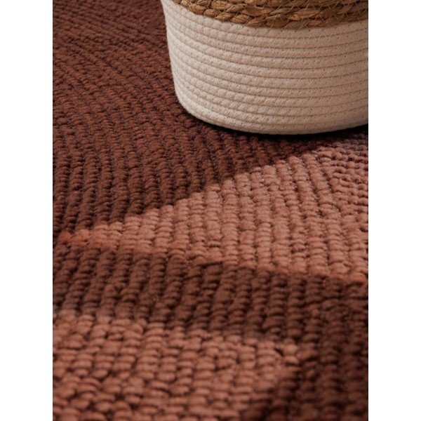 Käsitsi kootud villane vaip telliskivi värvi 160x230 cm Calmio - Hanse Home-image-4