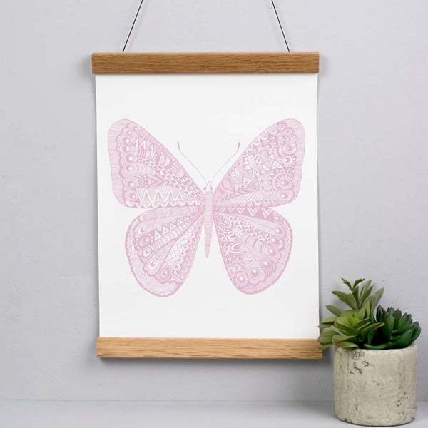 Plakát Karin Åkesson Design Butterfly Pink, 30x40 cm