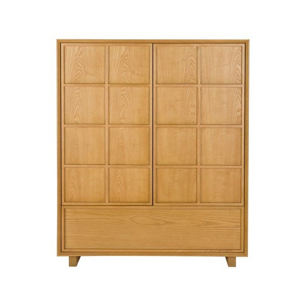 Tuhapuidust kapp 100x120x45 cm Raster - Zuiver