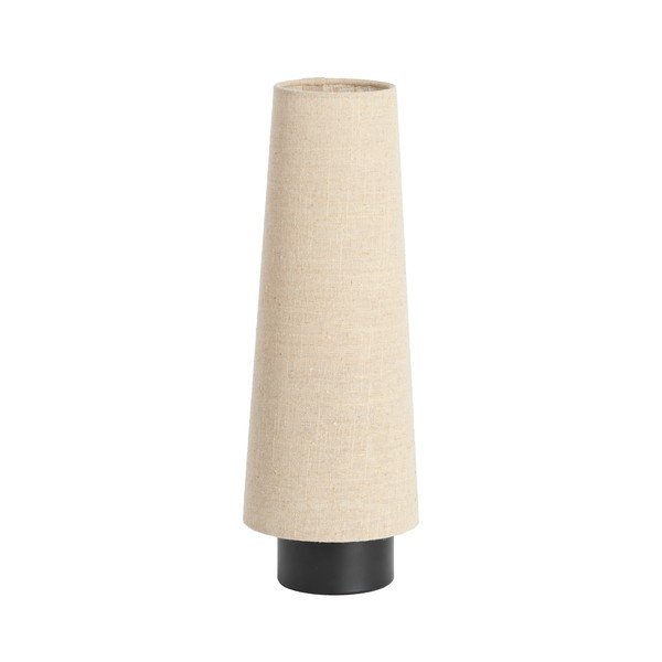 Beež metallist laualamp tekstiilist varjuga (kõrgus 42 cm) Howie - Light & Living