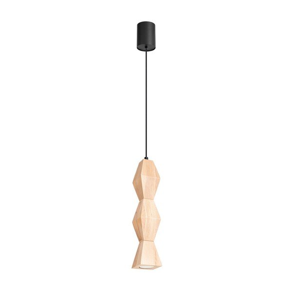 Naturaalsest pöögipuust ripplamp, läbimõõduga 8 cm Cubo - Sollux