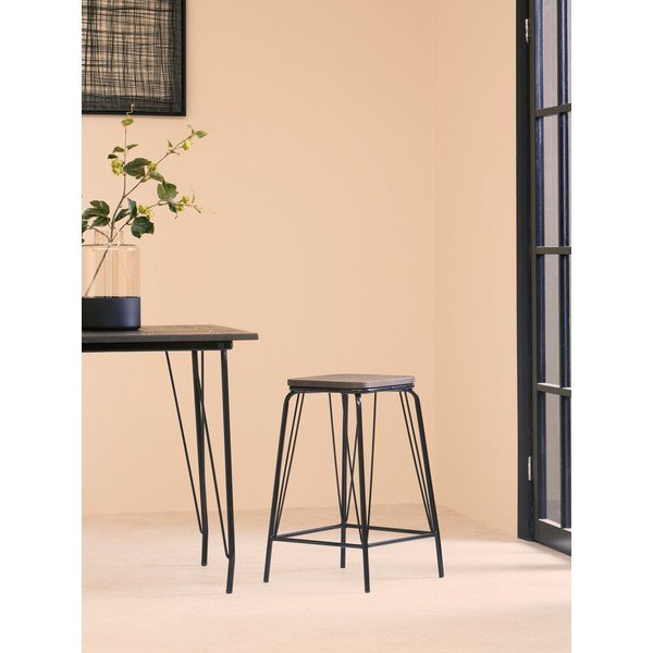 Must/pruun jalakapuust tool District - Premier Housewares-image-1