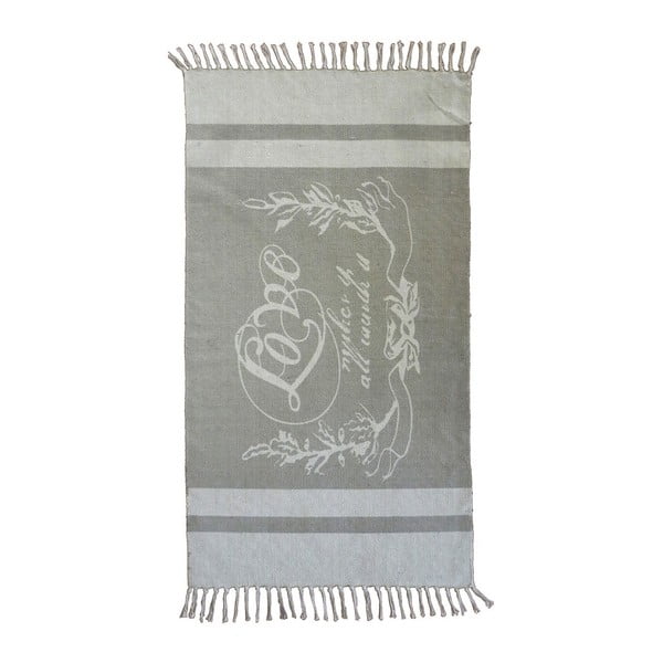 Ručně tkaný bavlněný koberec Webtappeti Shabby Love, 60 x 110 cm