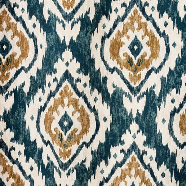 Sinised kardinad, 2 tk komplektis 229x229 cm Suri Geo - Pineapple Elephant-image-3