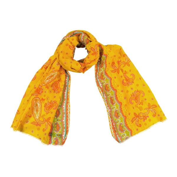 Šátek s příměsí hedvábí Shirin Sehan - Bella Sun