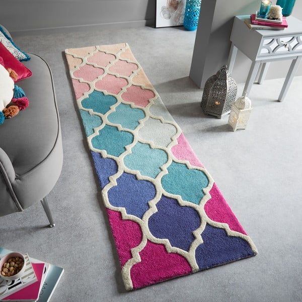 Roosa villane vaibajooksja 60x230 cm Rosella - Flair Rugs-image-1