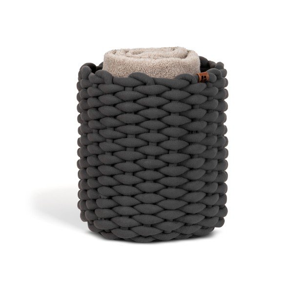 Riidest korv ø 25x25 cm Peach Skin Round M - Bigso-image-4