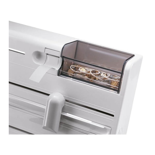 Valge seinale kinnitatav plastikust majapidamispaberi ja fooliumi hoidik Parat - LEIFHEIT-image-2