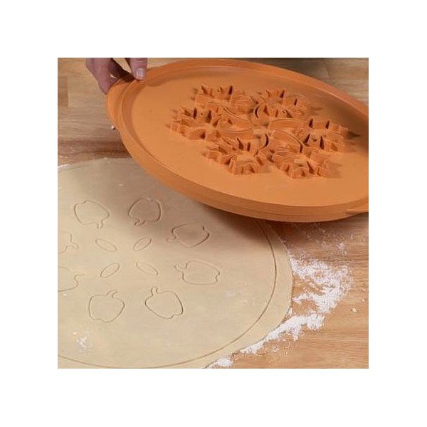 Oboustranný vysekávač na koláče Nordic Ware Listy-image-1