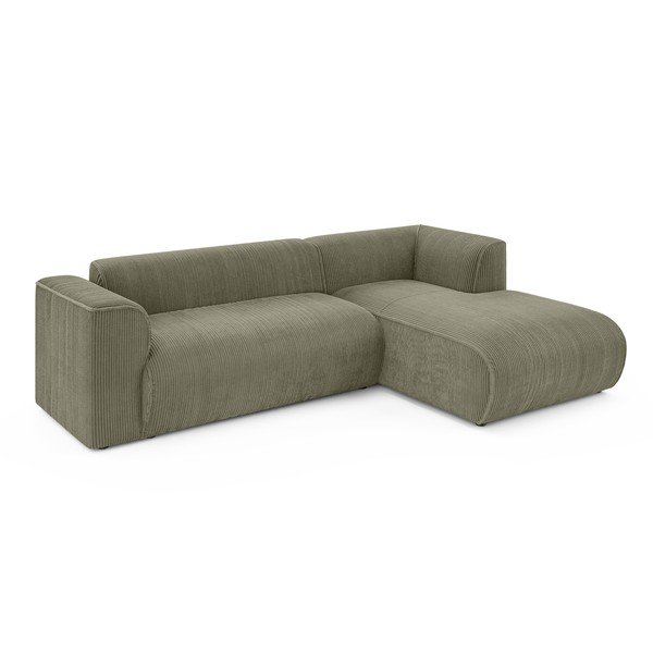 Roheline velvetist nurgadiivan (parem nurk) Merid - Ropez-image-2